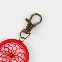 Брелок ловец снов, 17 см, красный Брелок ловец снов, 17 см, красный