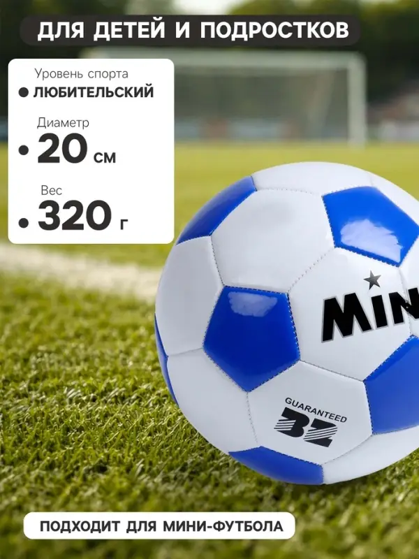 Мяч футбольный MINSA, TPU, машинная сшивка, 32 панели, р. 4