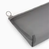 Косметичка Classic, сетка, на молнии, серая