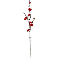 Цветы искусственные &laquo;Веточка сакуры&raquo;, 2.5&times;42 см, красные