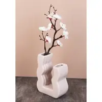 VETTA Вазон, 16,5x12,5x6 см, керамика, бежевый