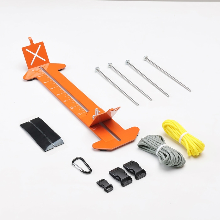 Набор для плетения из паракорда, 10 предметов, металлический станок, паракорд, фастексы Набор для плетения из паракорда, 10 предметов, металлический станок, паракорд, фастексы