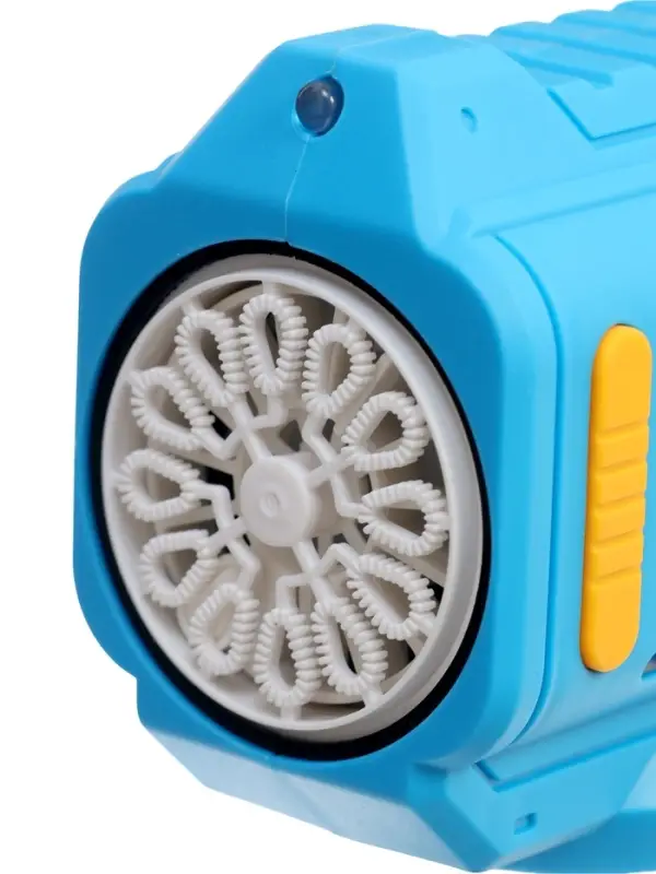 Генератор мыльных пузырей &laquo;Пистолет&raquo;, световые эффекты, работает от батареек, цвет голубой