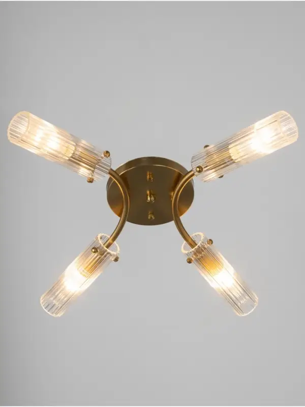 Люстра &laquo;Рико&raquo; 4&times;40 Вт Е27 бронза 46&times;40&times;18 см