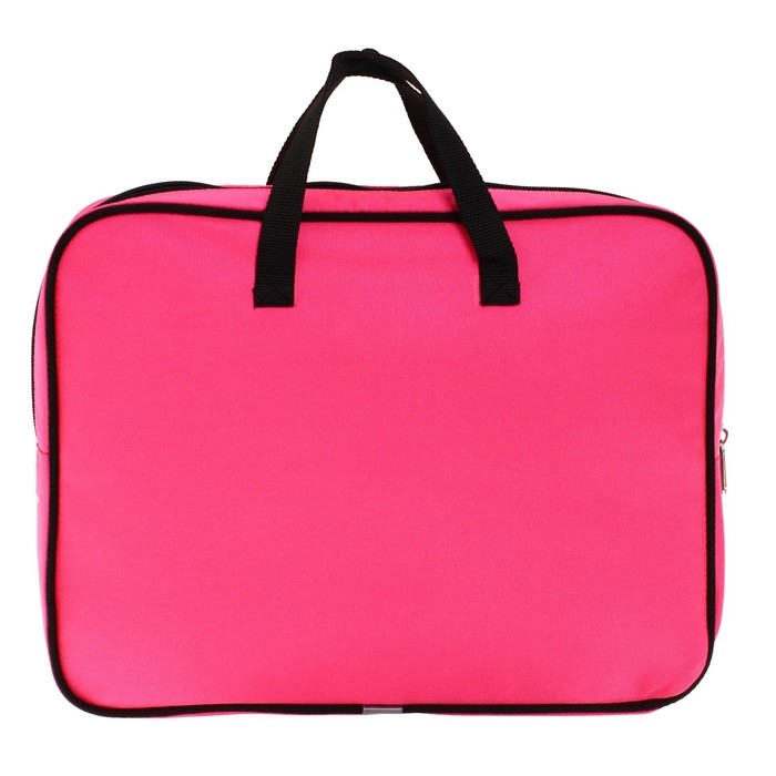 Папка с ручками текстильная А4, 360 х 290 х 70 мм, Erich Krause Neon Pink, неоновая/розовая, 54670 Папка с ручками текстильная А4, 360 х 290 х 70 мм, Erich Krause Neon Pink, неоновая/розовая, 54670