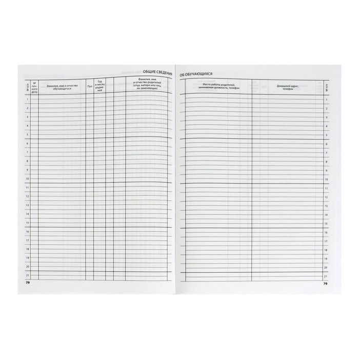 Классный журнал для 5-11 классов А4, 96 листов, твёрдая обложка, белый блок Классный журнал для 5-11 классов А4, 96 листов, твёрдая обложка, белый блок