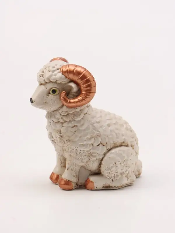Фигурка декоративная &laquo;Баран Гоша&raquo;, неокрашенная, 6&times;4 см, слоновая кость
