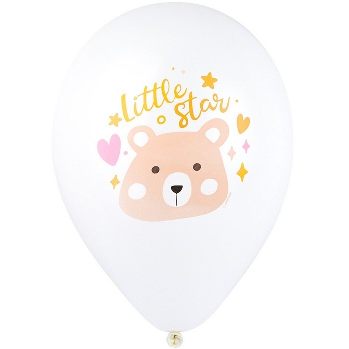 Шар латексный 14 Шар латексный 14" «Boho Медвежонок», 25 шт., МИКС