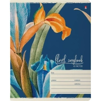 Тетрадь школьная 18 л., клетка ЦВЕТЫ.ФЕЕРИЯ в ассортименте, 7-18-243/1