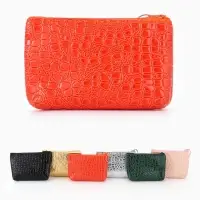 Кошелёк-монетница на молнии, 11.5&times;3&times;9 см, с текстурой, МИКС