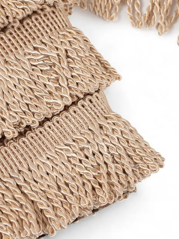Бахрома жгут, 6,5 см, 20 м±0.5, цвет бежевый Бахрома жгут, 6,5 см, 20 м±0.5, цвет бежевый