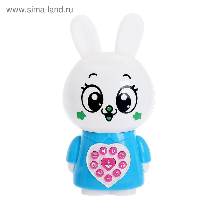 Музыкальная игрушка «Любимый дружок: Зайчик», поёт песни, рассказывает сказки, ушки мигают цветными огоньками