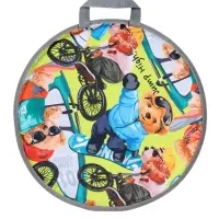 Ледянка мягкая Bear, круглая, цвет МИКС