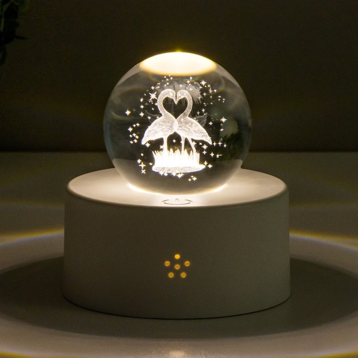 Ночник Фламинго LED USB 10х9х9 см RISALUX