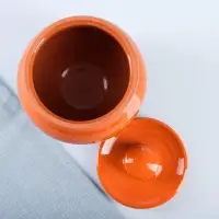 Горшочки для запекания Вятская керамика, набор 6 шт., ухват, 500 мл, МИКС