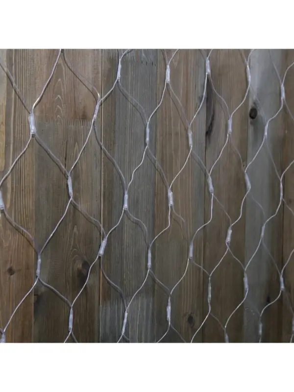 Гирлянда &laquo;Сеть&raquo; 2&times;3 м, IP44, УМС, прозрачная нить, 384 LED, свечение мульти, 220 В