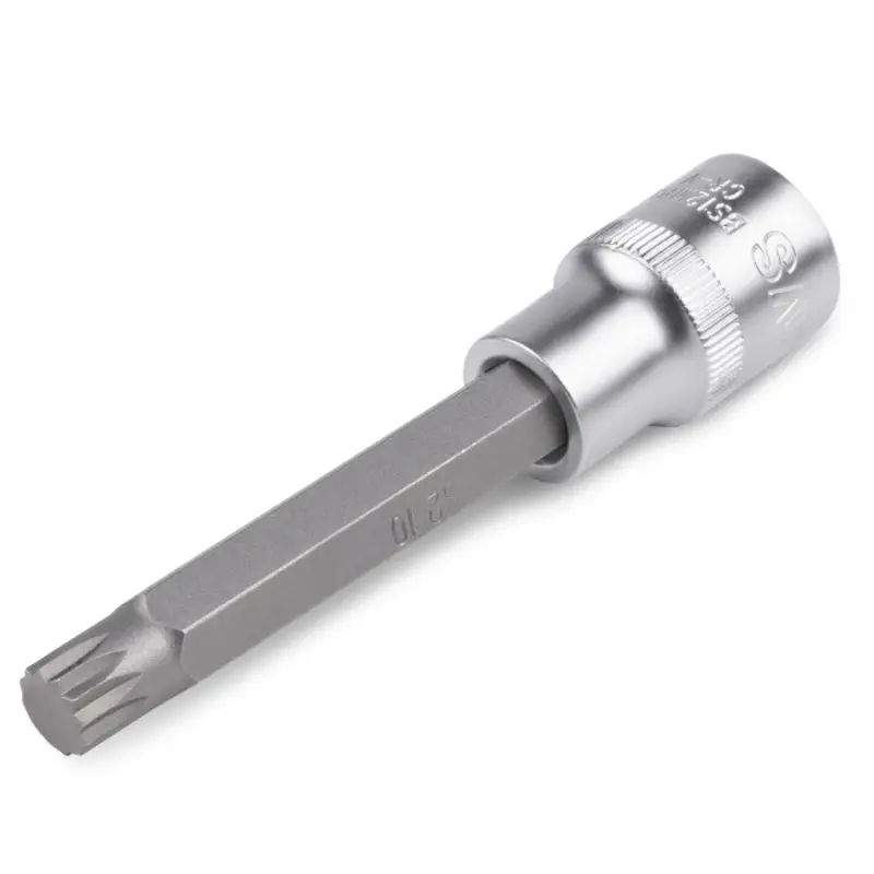 Головка со вставкой 1/2" SPLINE (M10, L=100 мм) AVS BS12M10L