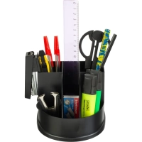 Подставка-органайзер Выбор есть 5 отделений черный