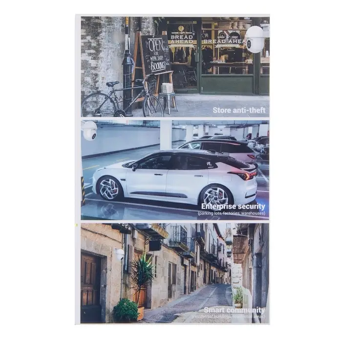 Камера видеонаблюдения Hoco D2, уличная, HD, PTZ, белая