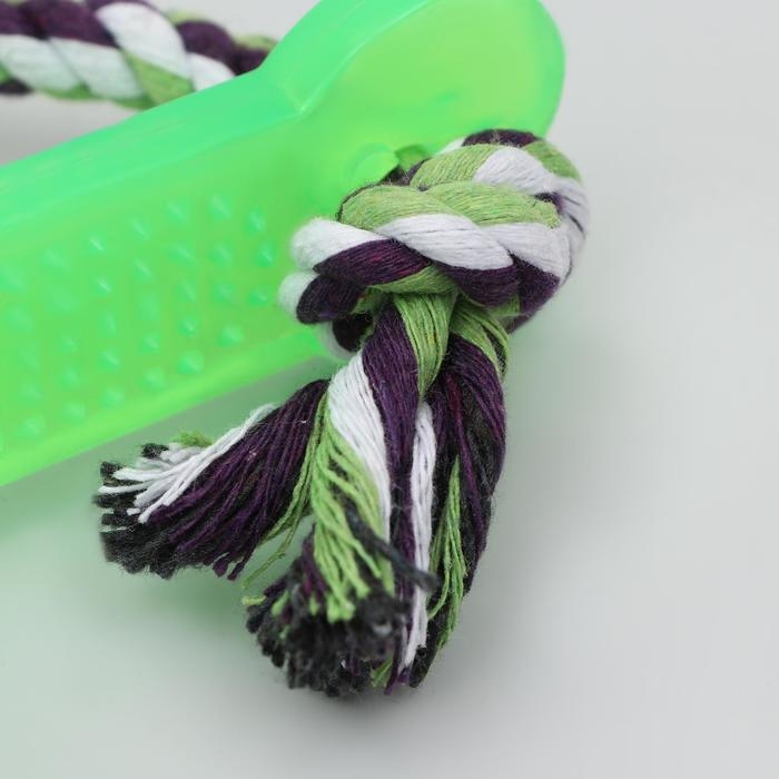 Игрушка тренировочная канатная Игрушка тренировочная канатная "Качель", до 120 г, микс цветов