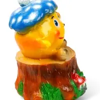 Садовая фигура из гипса &laquo;Кругляш в кепке&raquo;, 46&times;35&times;35 см