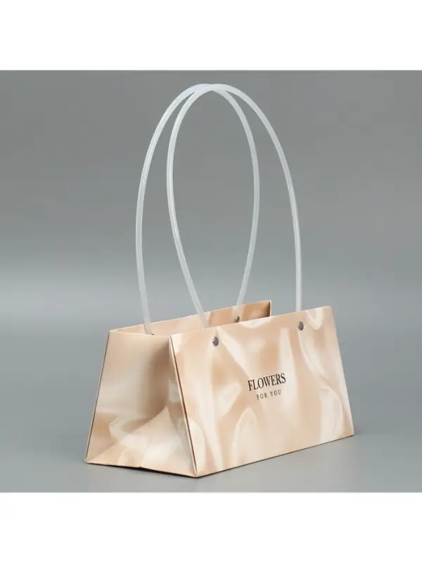 Пакет для цветов Gold Flower, 24&times;12&times;12 см