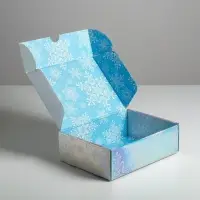 Подарочная коробка новогодняя складная «С новым Годом», 30,5 х 22 х 9,5 см, Новый год