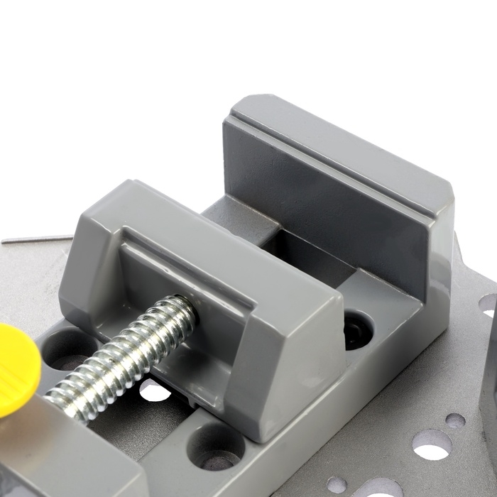 Струбцина угловая усиленная ТУНДРА, металлическая, два зажима 90 и 180°, 2К рукоятка, 70 мм   107021 Струбцина угловая усиленная ТУНДРА, металлическая, два зажима 90 и 180°, 2К рукоятка, 70 мм   107021