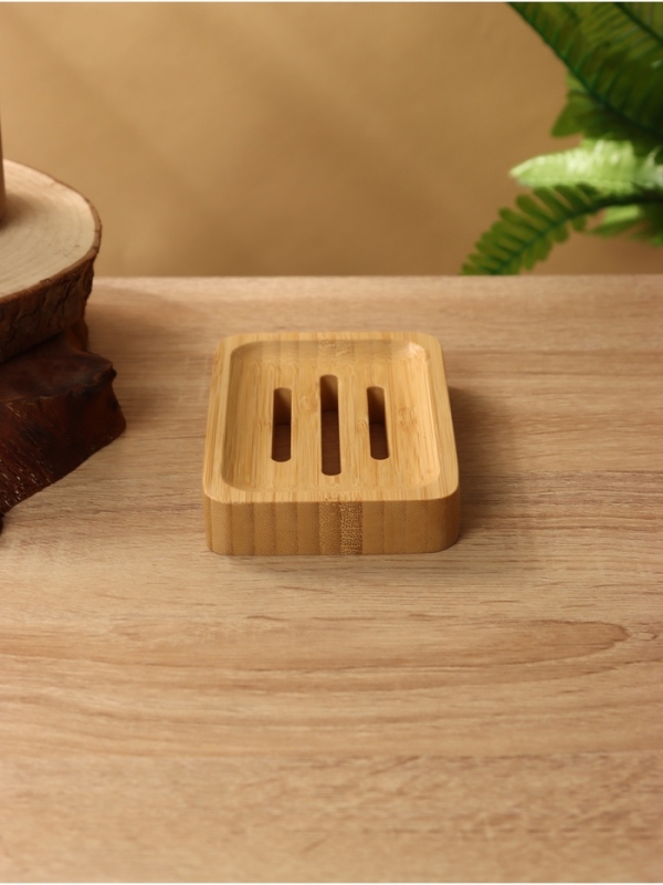 Мыльница 12,5х8 см, бамбук