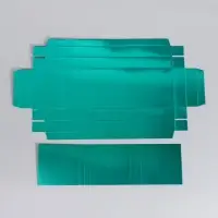 Коробка кондитерская для муссовых пирожных «Бирюзовая», 27 х 8.6 х 6.5 см