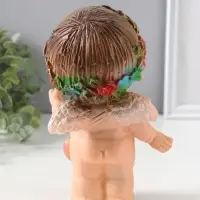 Фигура "Ангел стесняшка" 9х8х20 см , цветной