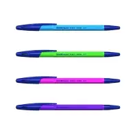 Ручка шариковая ErichKrause R-301 Neon Stick, узел 0.7 мм, чернила синие, длина письма 2000 метров, МИКС
