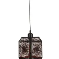 Светильник потолочный BayerLux &laquo;Кэлшот&raquo; (Сияние), 1&times;40 Вт, Е27, черный, 13&times;13&times;20+100 см