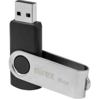 Флеш-память Mirex USB SWIVEL BLACK 16Gb (13600-FMURUS16 )