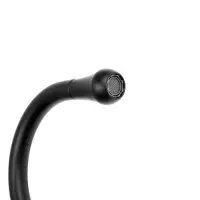 Смеситель для кухни ZEIN Z3741, &laquo;капелька&raquo;, однорычажный, высота излива 13 см, черный