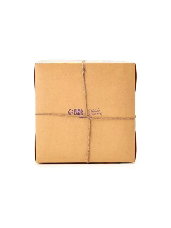 Коробка для капкейков, кондитерская упаковка, 4 ячейки &laquo;С 8 марта&raquo;, 16&times;16&times;7.5 см