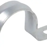 ELASTA Скоба металлическая однолапковая d=10-11мм с крепежным отверстием 6х4 IEK