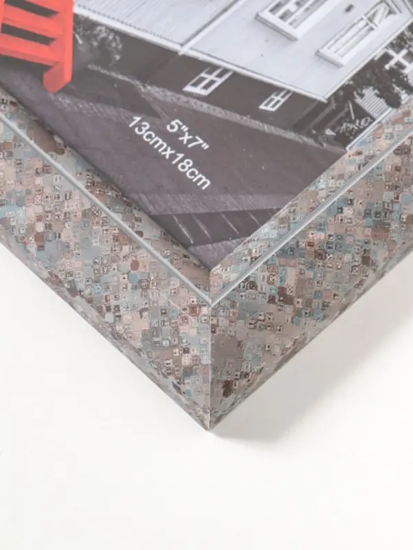 Фоторамка пластик 13х18 см "Марокканская мозаика" оттенки коричневого 23х18х2