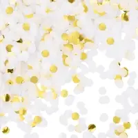 Конфетти «Круг», фольга и тишью, золотой МИКС, металлик, 1 см, 50 г