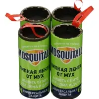 Липкая лента от мух MOSQUITALL, набор 4 шт.