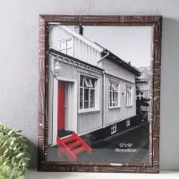 Фоторамка пластик 30х40 см "Моррис" тёмно-коричневый 46х36х2 см