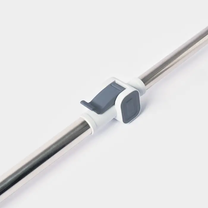 Оконная швабра с креплением на липучке 30&times;8 см, длина 103-145 см, 2 насадки, 45+180 поворот