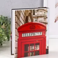 Фотоальбом 200 фото 10X15см,"Лондон. Телефонная будка",ПП карм. Фотоальбом 200 фото 10X15см,"Лондон. Телефонная будка",ПП карм.