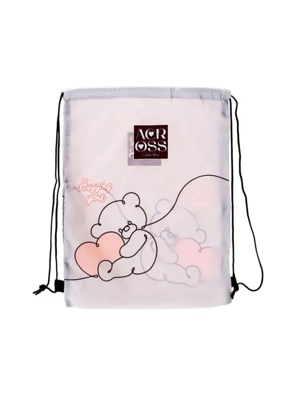 Рюкзак каркасный Across 410 40*33*15 наполн:мешок,пенал, дев, чер/сер 25-410-11 Рюкзак каркасный Across 410 40*33*15 наполн:мешок,пенал, дев, чер/сер 25-410-11