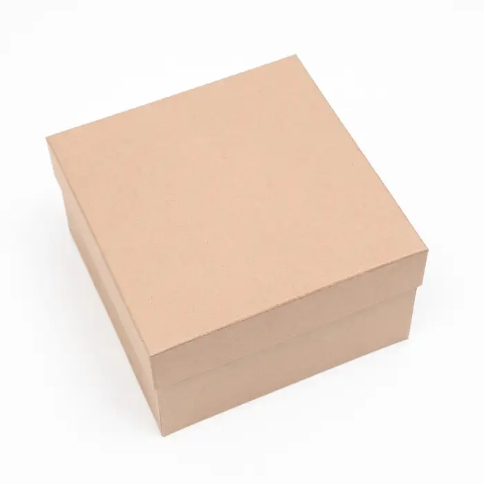 Набор коробок квадратных 10 в 1 крафт,24.5&times;24.5&times;11.5 - 6.5&times;6.5&times;4 см,