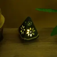 Подсвечник &laquo;Пирамидка&raquo;, 8&times;8&times;12 см, керамика, МИКС