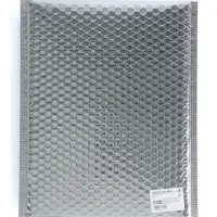 Пакет воздушно-пузырчатый, с клапаном и клеевым слоем, 25×30+4 см, п/э, 3 слоя, металлизированный