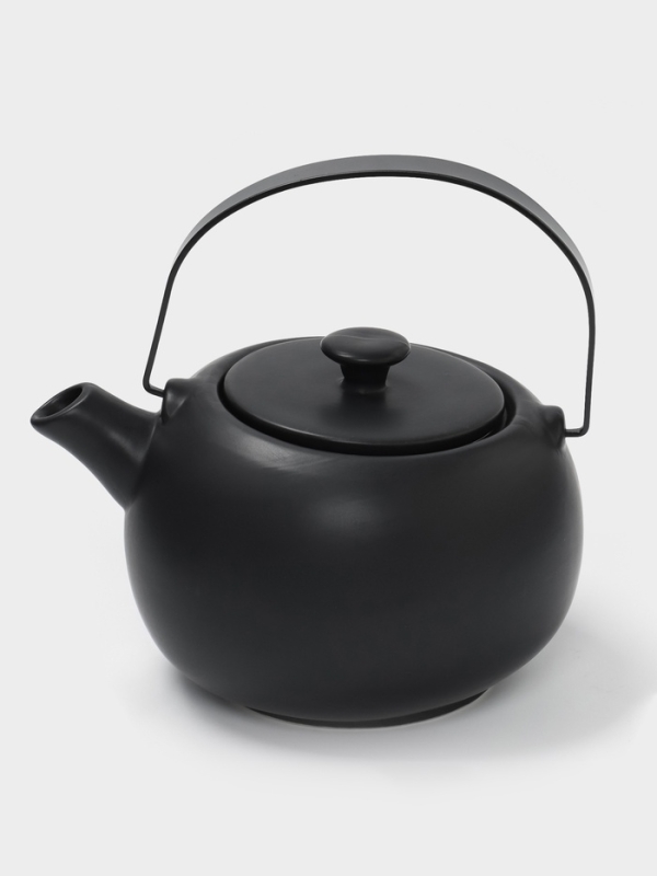 Чайник заварочный с ситом 0,85 л, Magistro Black Swan, черный Чайник заварочный с ситом 0,85 л, Magistro Black Swan, черный