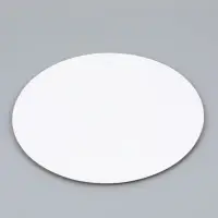 Подложка для торта, 24 см, золото - белая, 0.8 мм