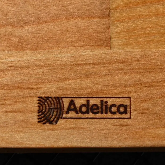 Поднос для подачи с ручками Adelica, 40&times;25&times;1.8 см, дерево массив берёзы, пропитано маслом